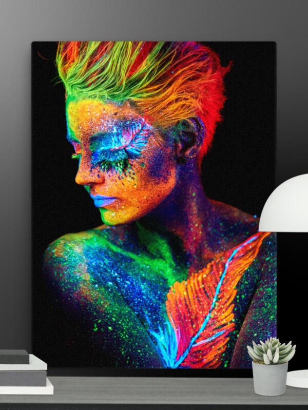 Mosaic woman 1 canvas - 18×24