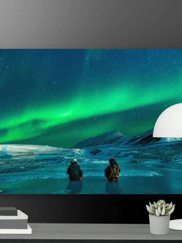 The Aurora lights canvas - 18×24