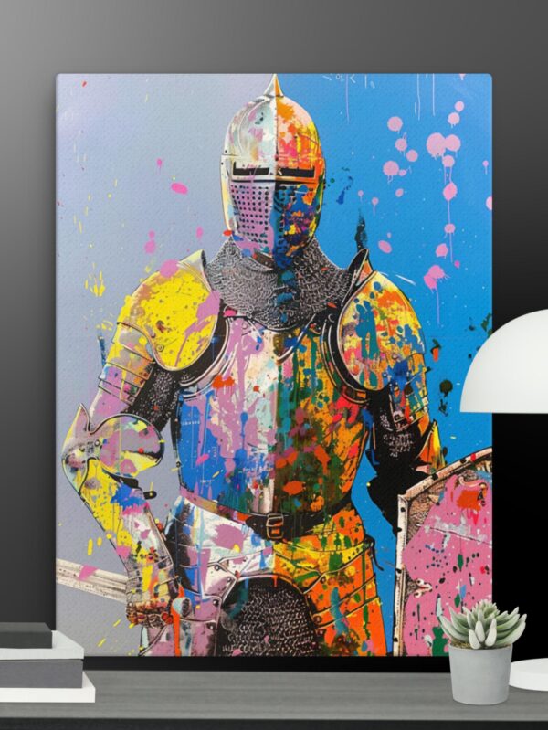 Pop Art Soldier canvas - 18×24