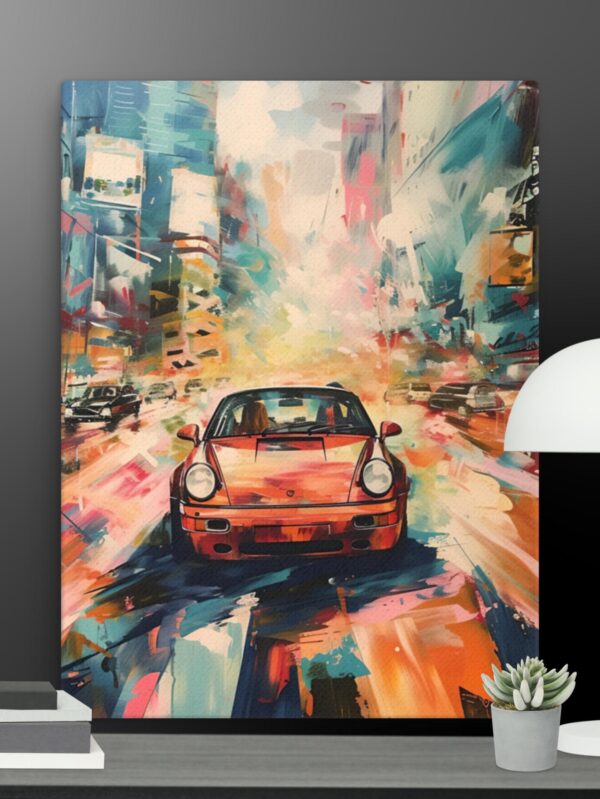 Car scatter collection canvas - 18×24