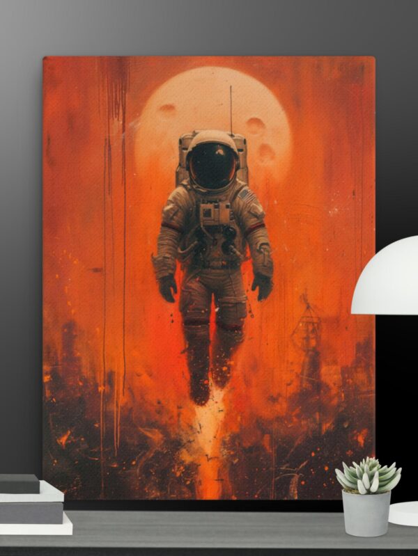 Astronaut  canvas - 18×24
