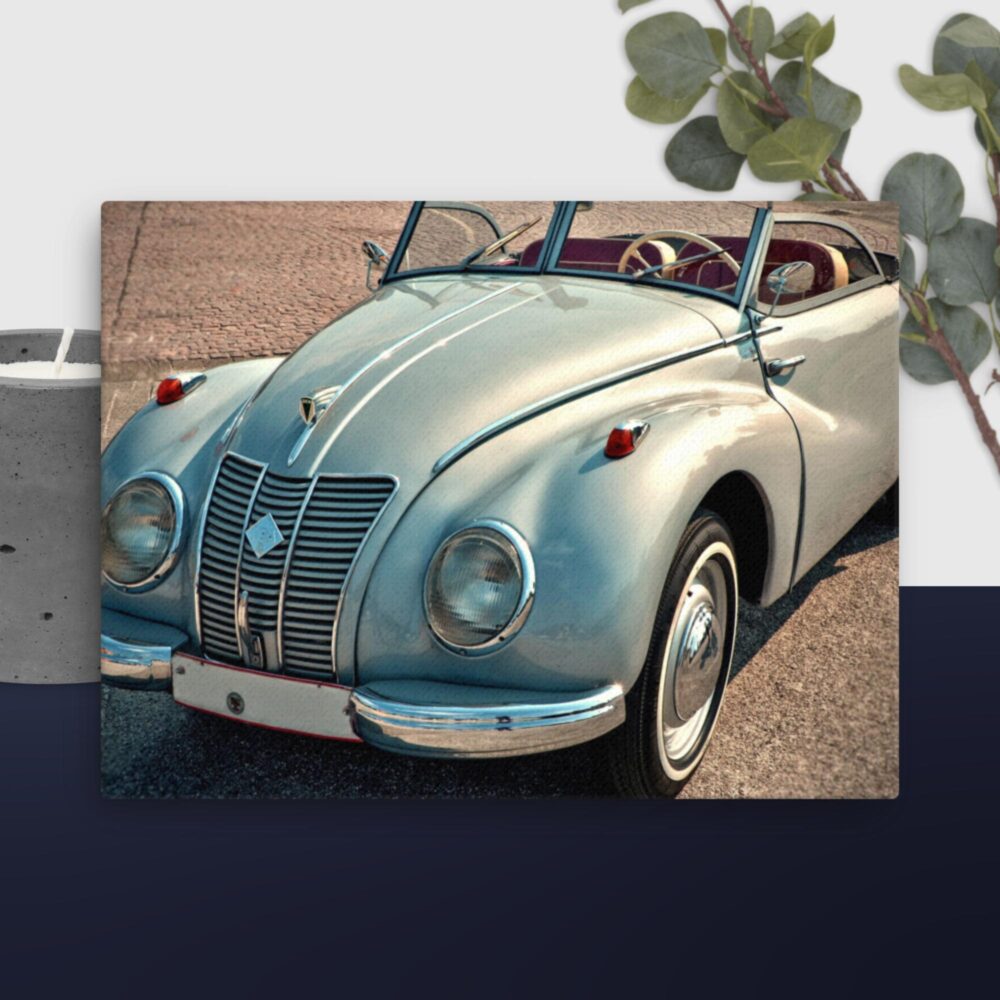 Old car  canvas - Image 5