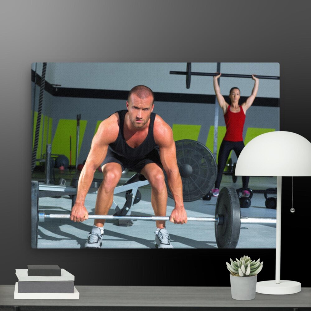 Lifting weights canvas - Image 5