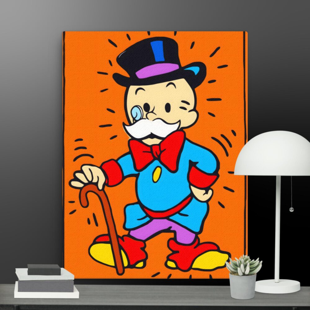 Monopoly man canvas - Image 3