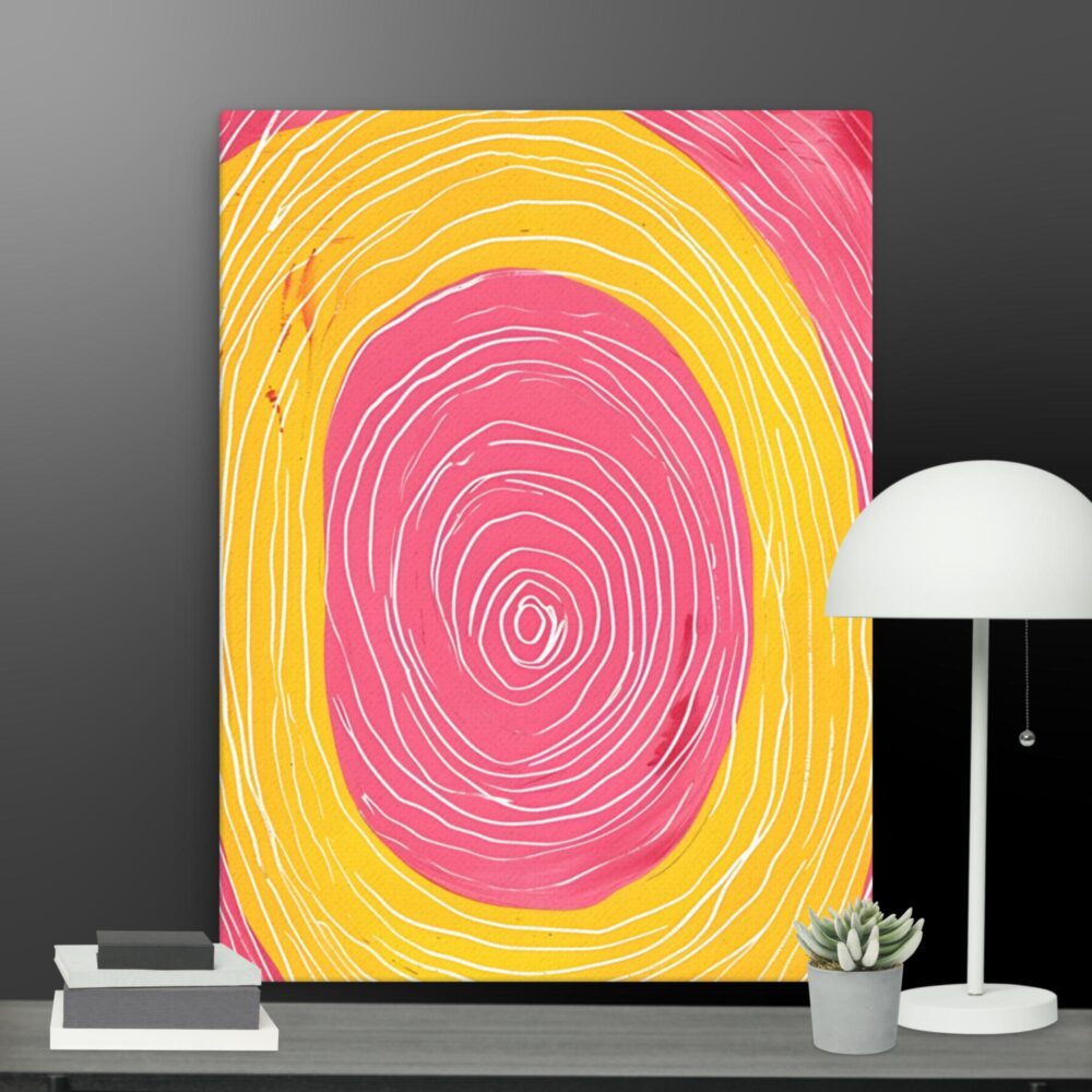 Circle Abstract canvas - Image 3