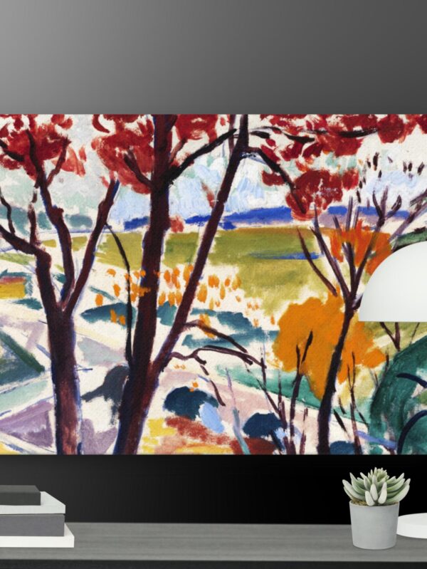 Bright Flower Scene canvas - 18×24