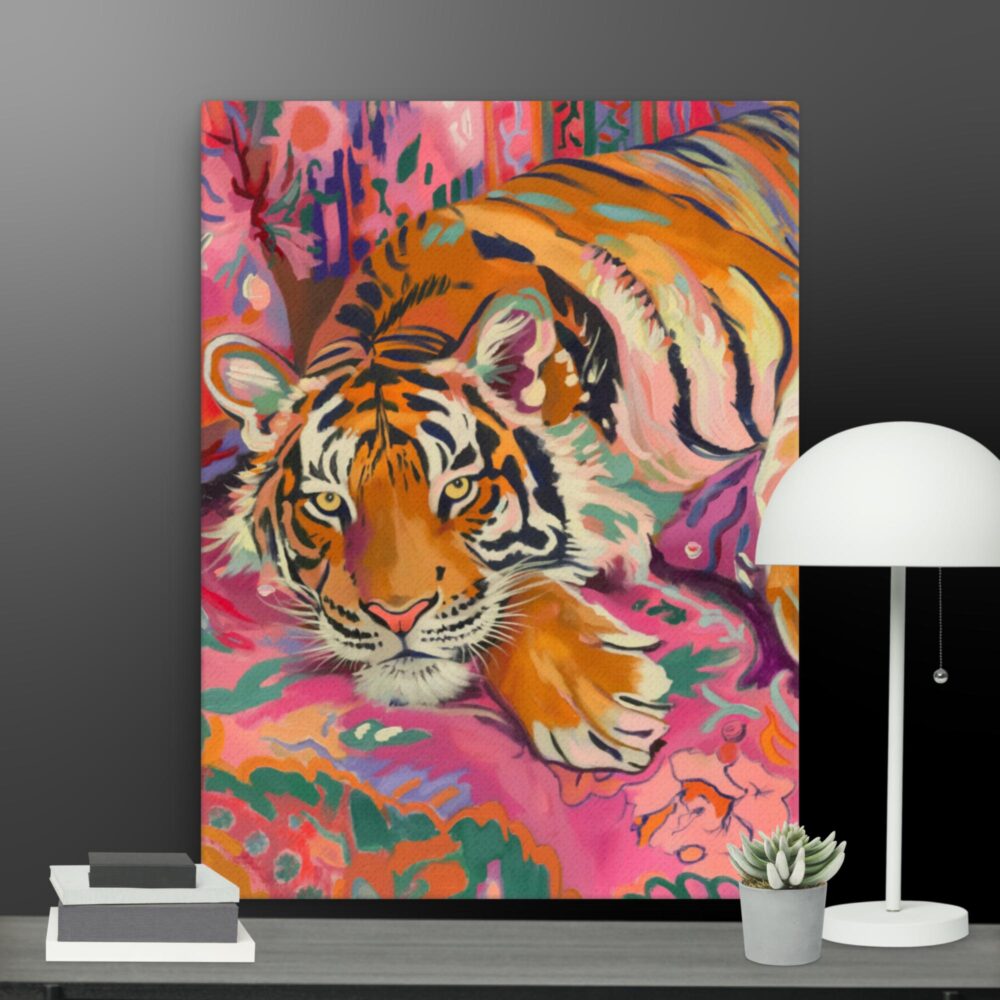 Tiger Pop ART Style canvas - Image 3