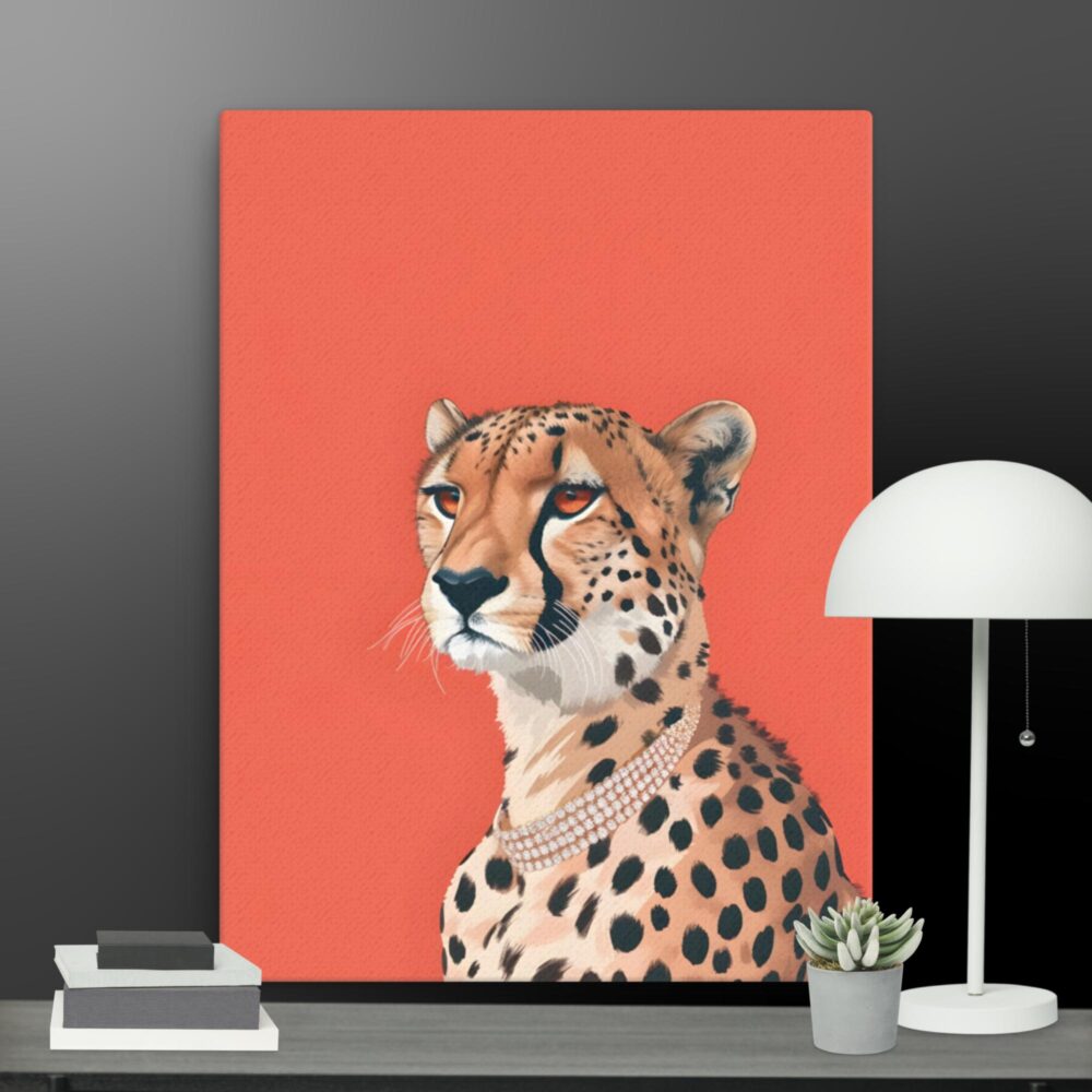Leopard canvas - Image 3