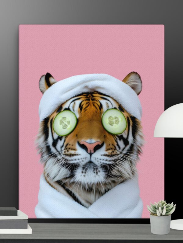 Funny Tiger canvas - 18×24