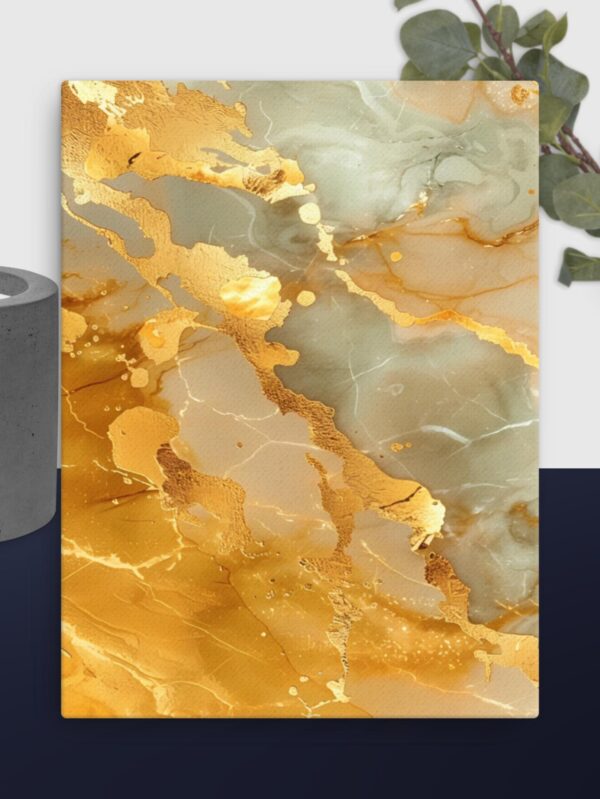 Gold Scene canvas - 18×24