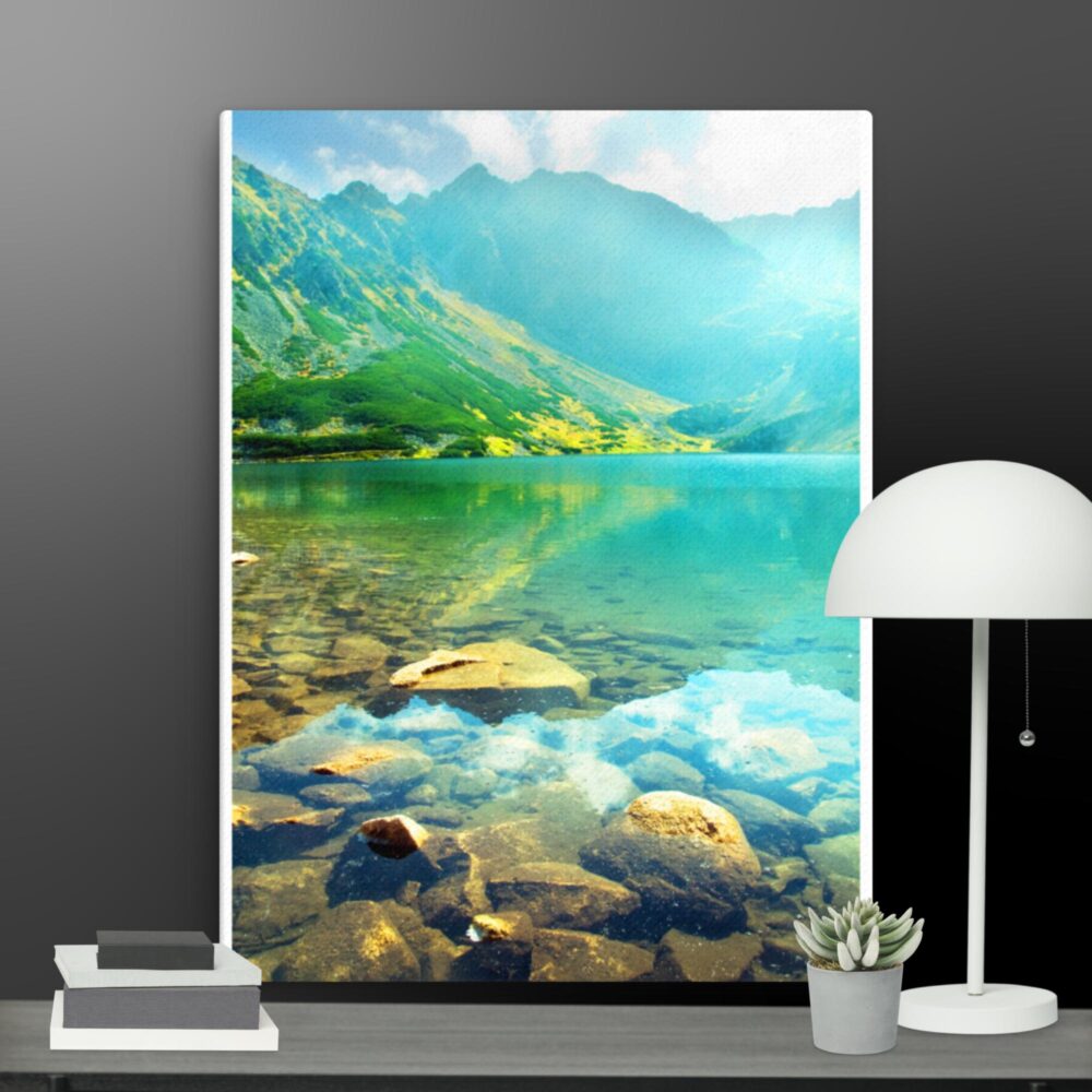 River scene canvas - Image 5