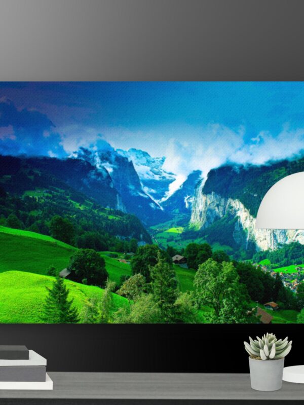 Mountain scene canvas - 18×24