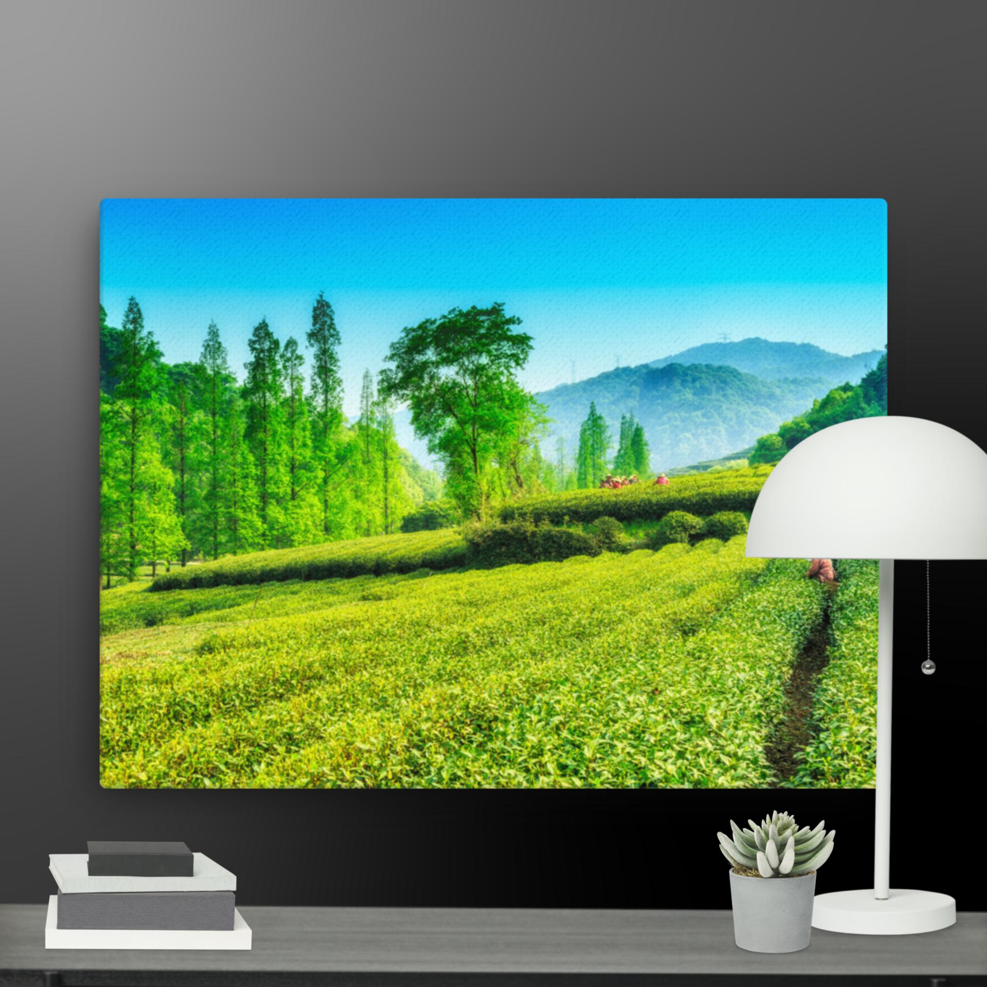 Green scene canvas - Image 5