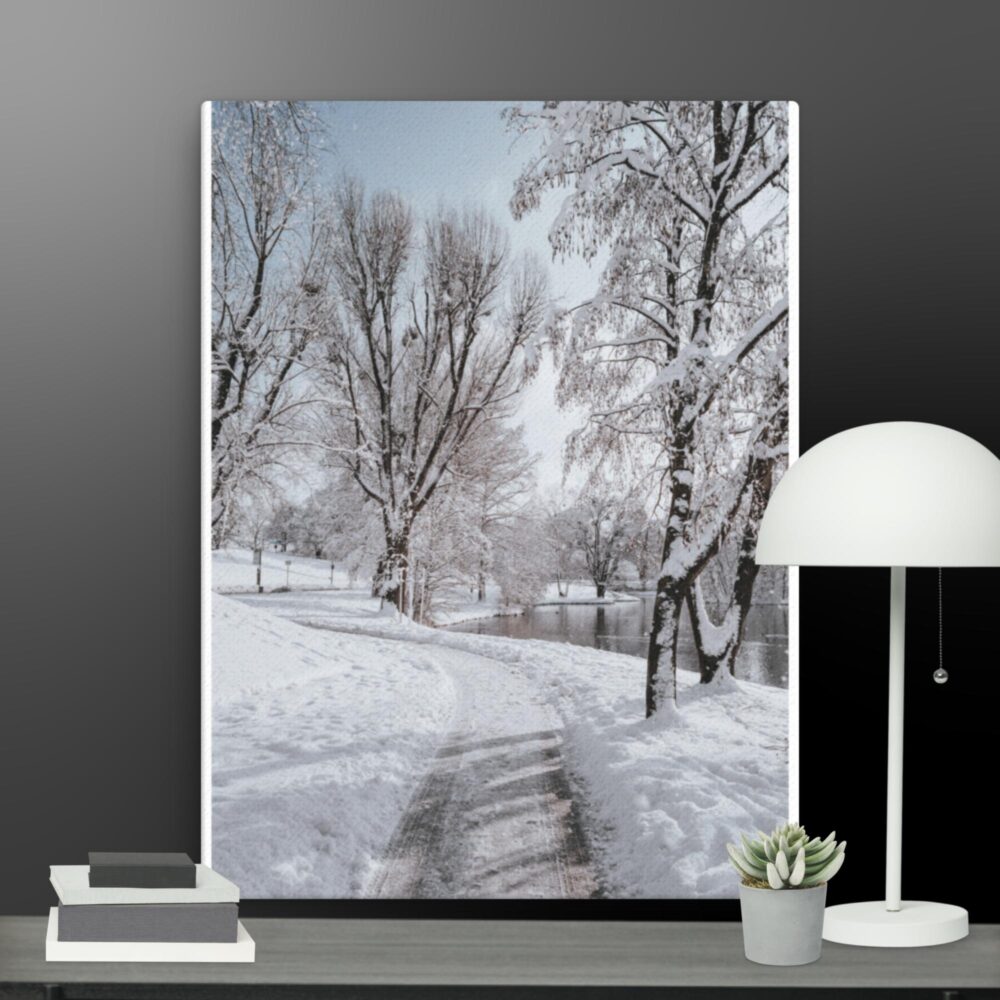 Wintery scene canvas - Image 2