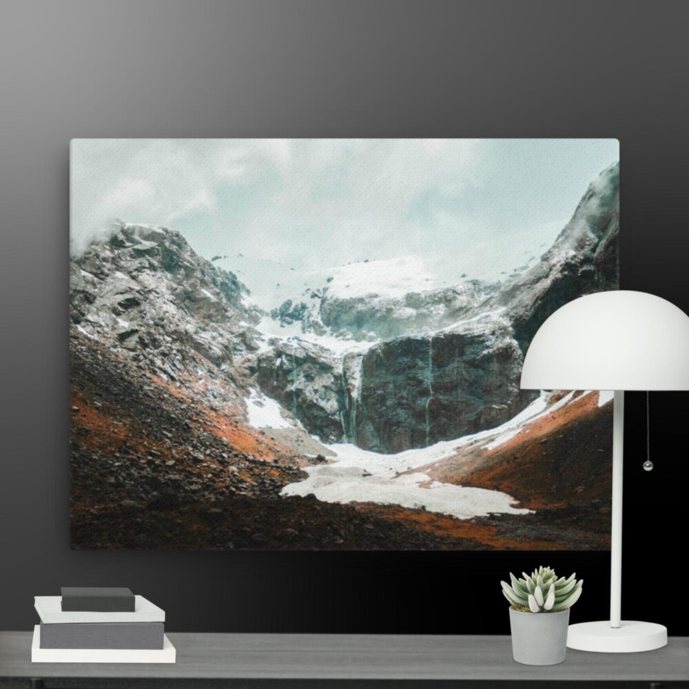 Snow in the caves canvas - Image 5