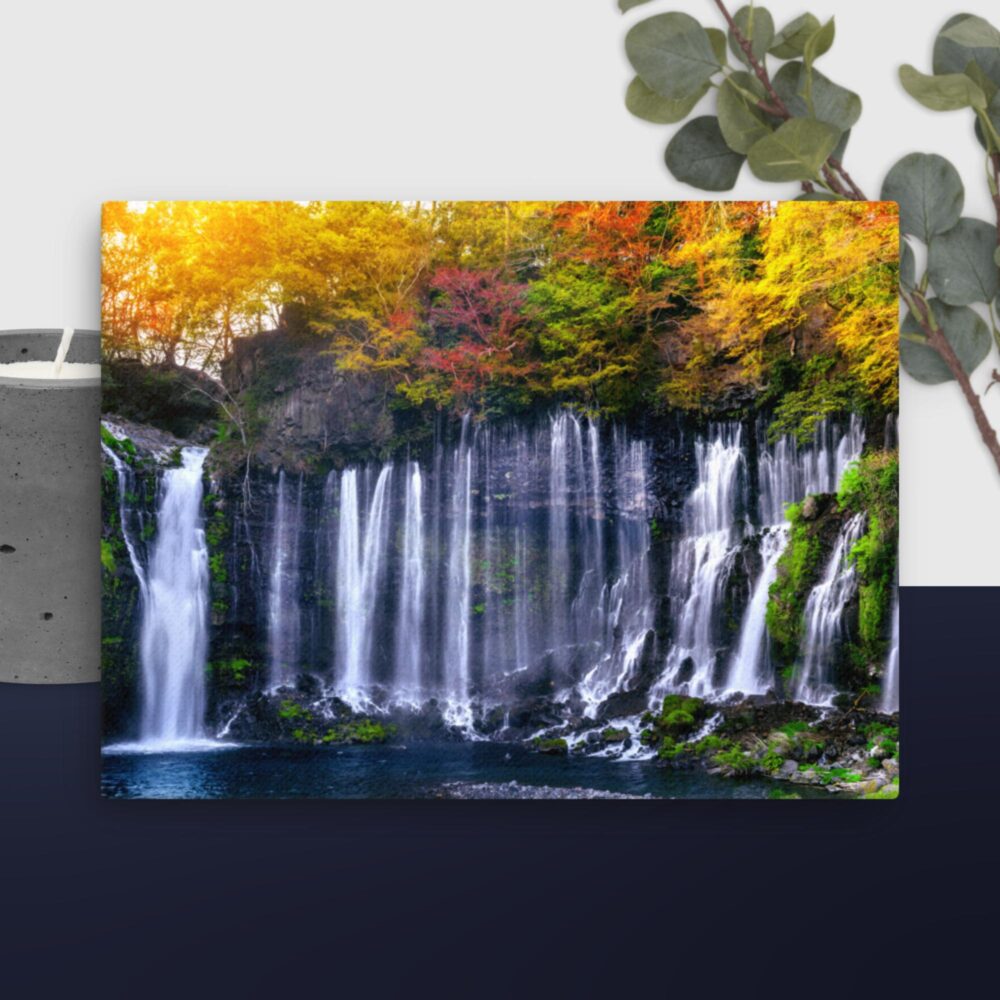 Stunning waterfall scene canvas - Image 5