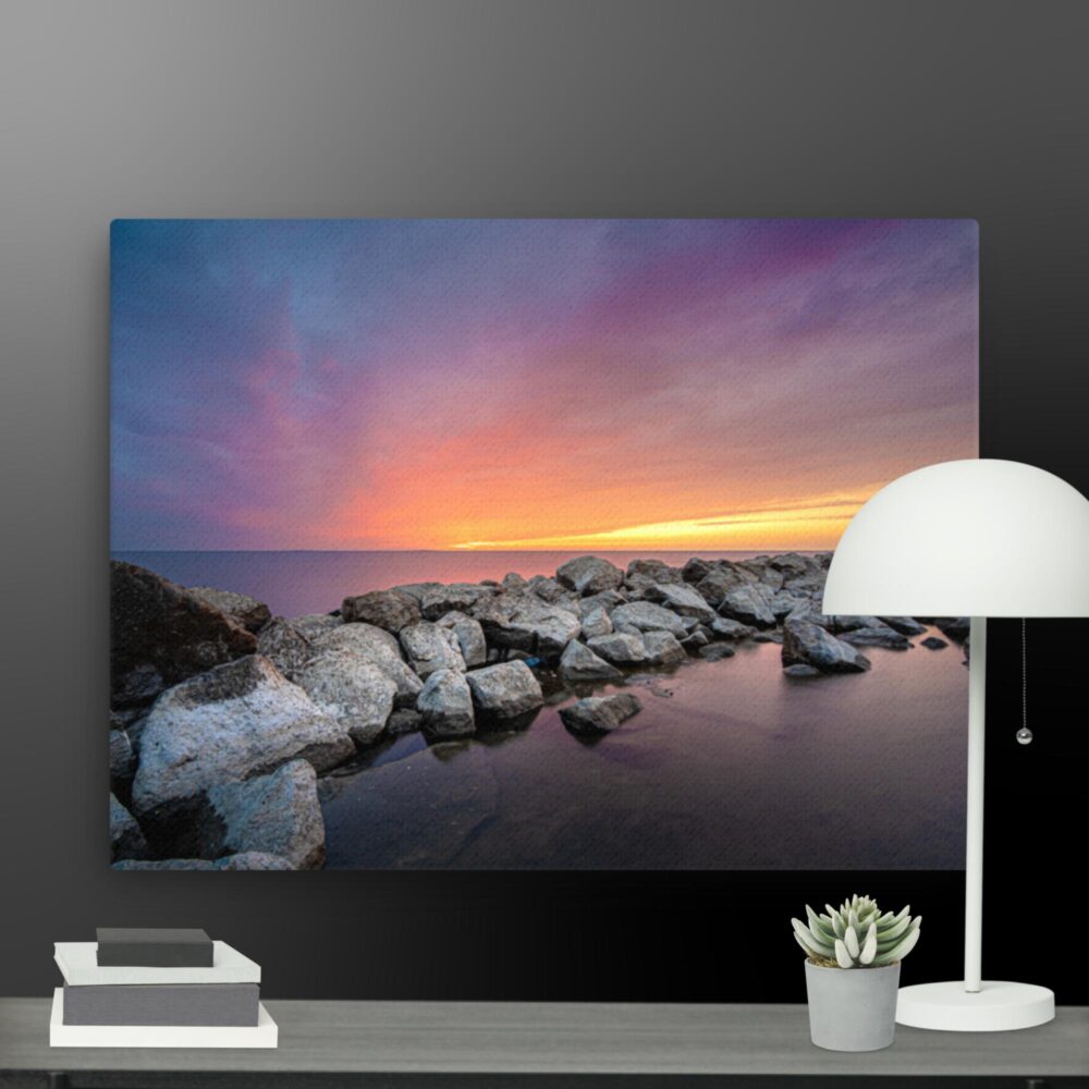 Purple Scene canvas - Image 5