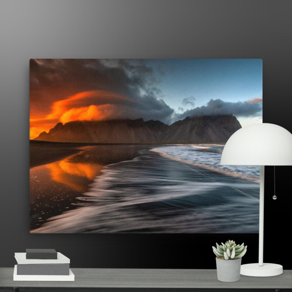 Sunset burst canvas - Image 5