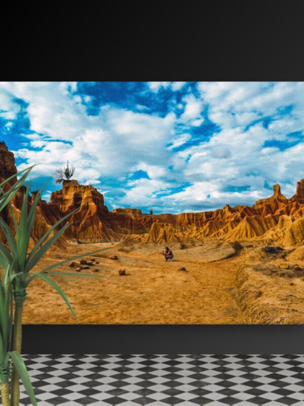 Desert scene canvas - 18×24