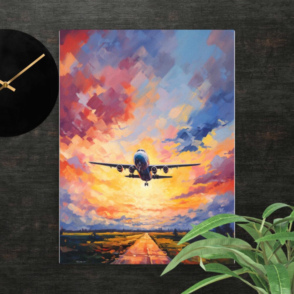Bright Plane scene canvas - Image 3