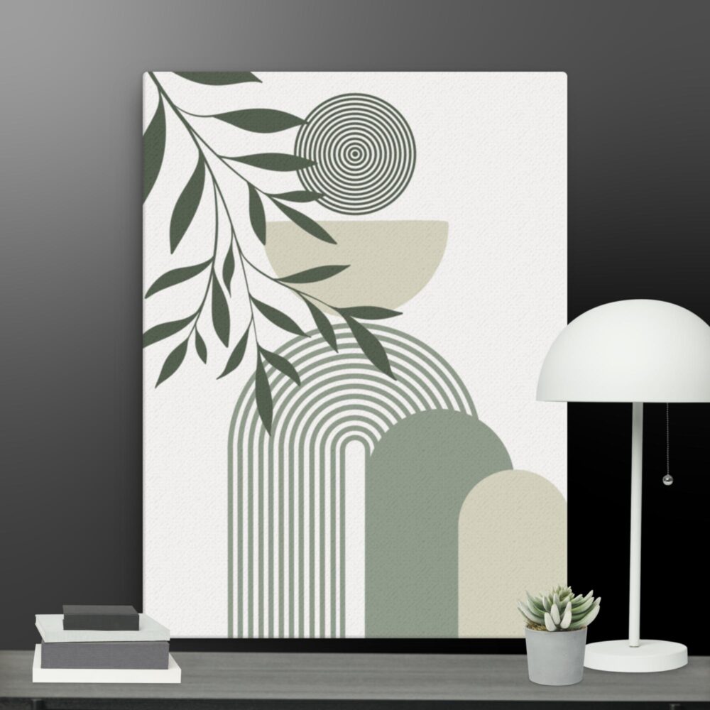 Bohemian green canvas - Image 5