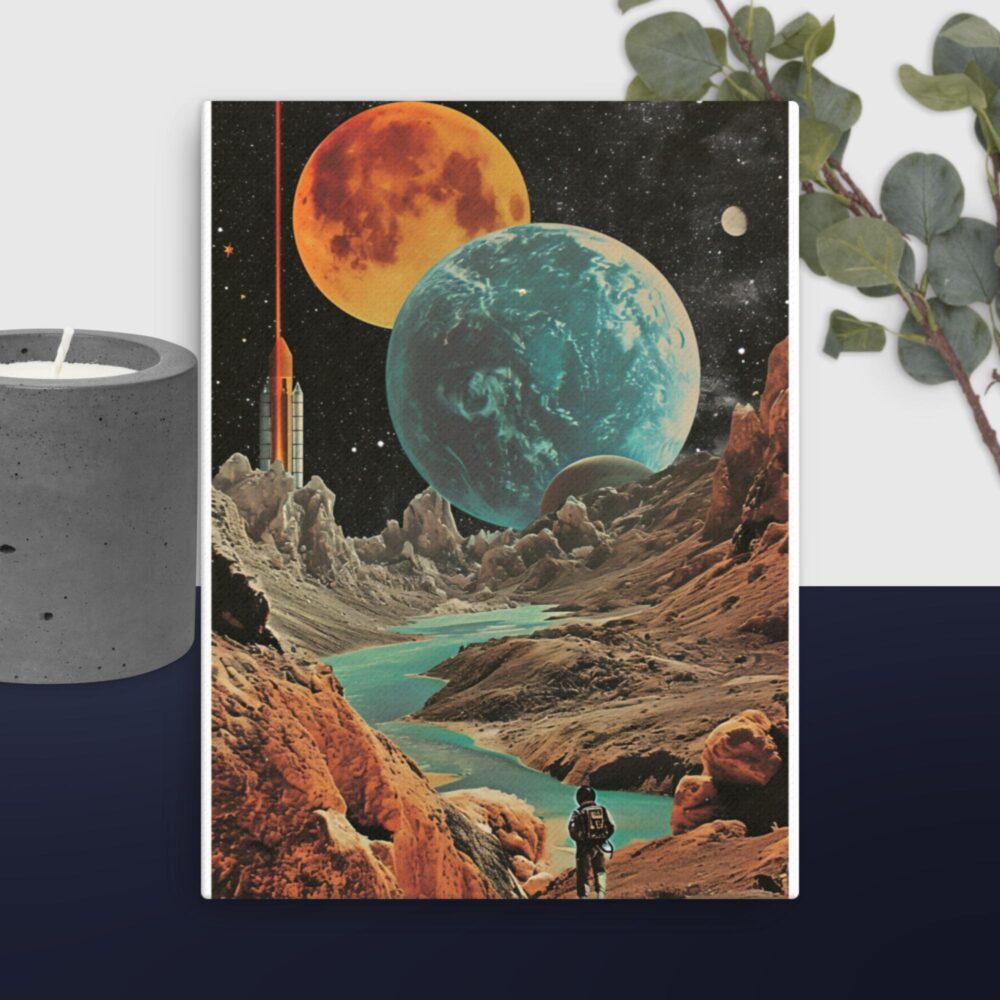 Space scene canvas - Image 3