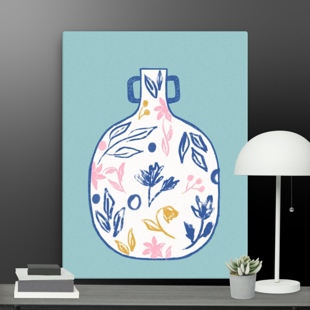 Contemporary vase canvas - Image 5
