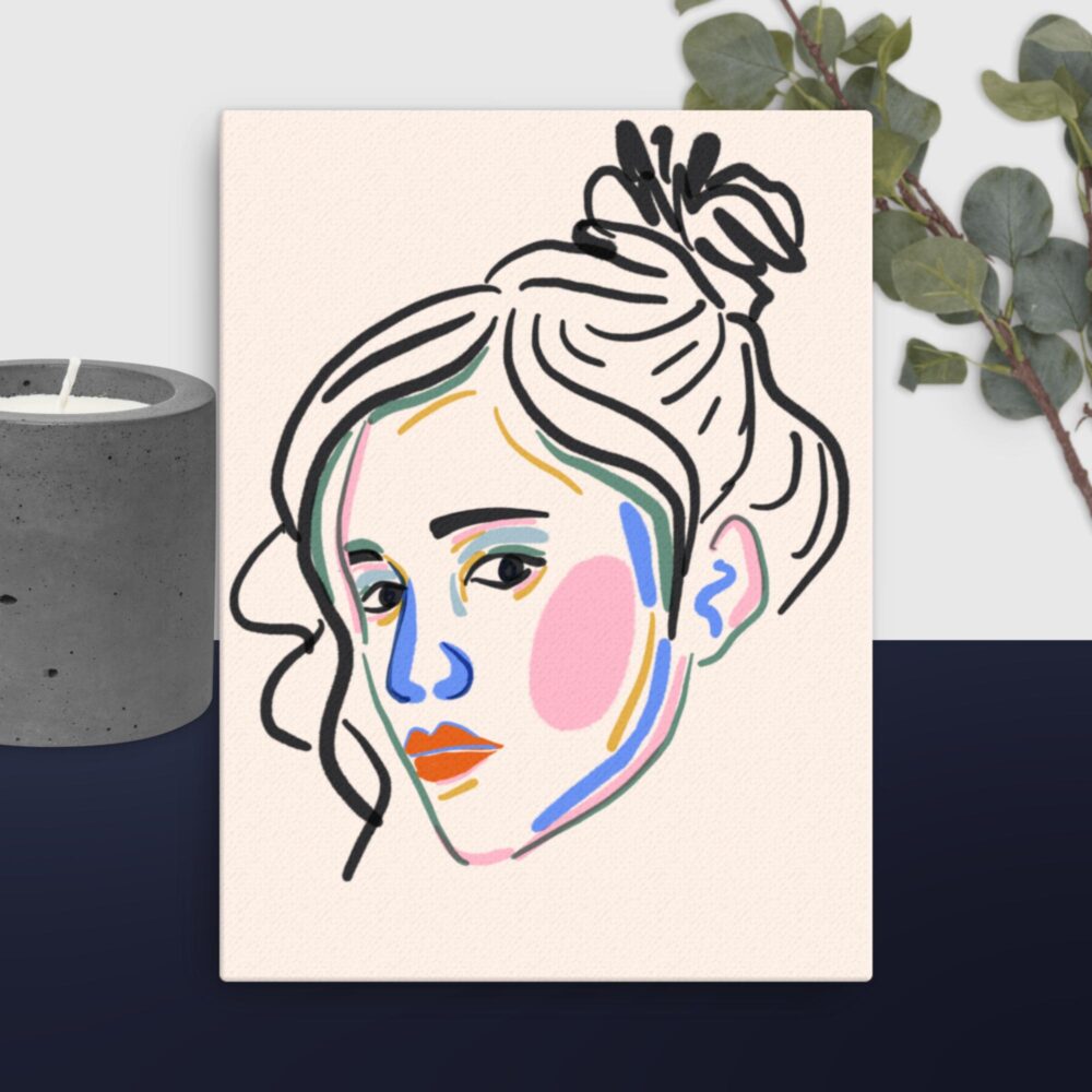 Contemporary female canvas - Image 5