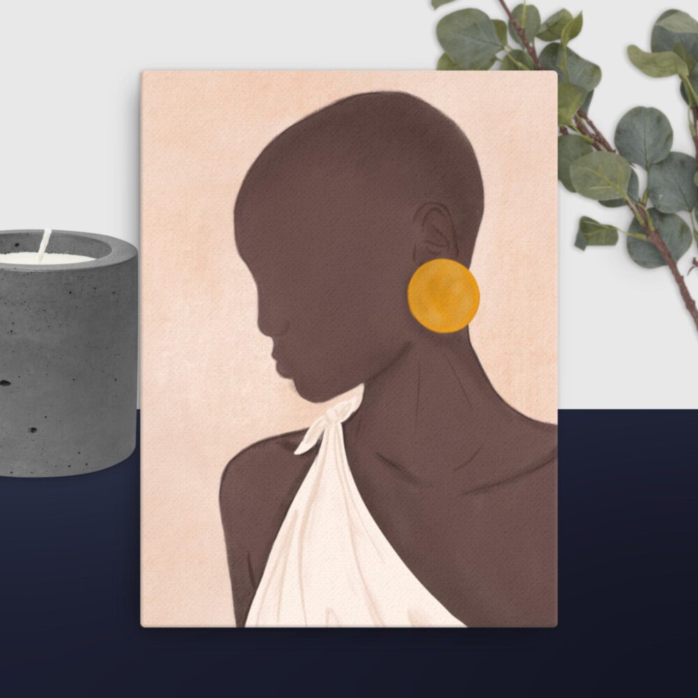 Contemporary woman canvas - Image 5