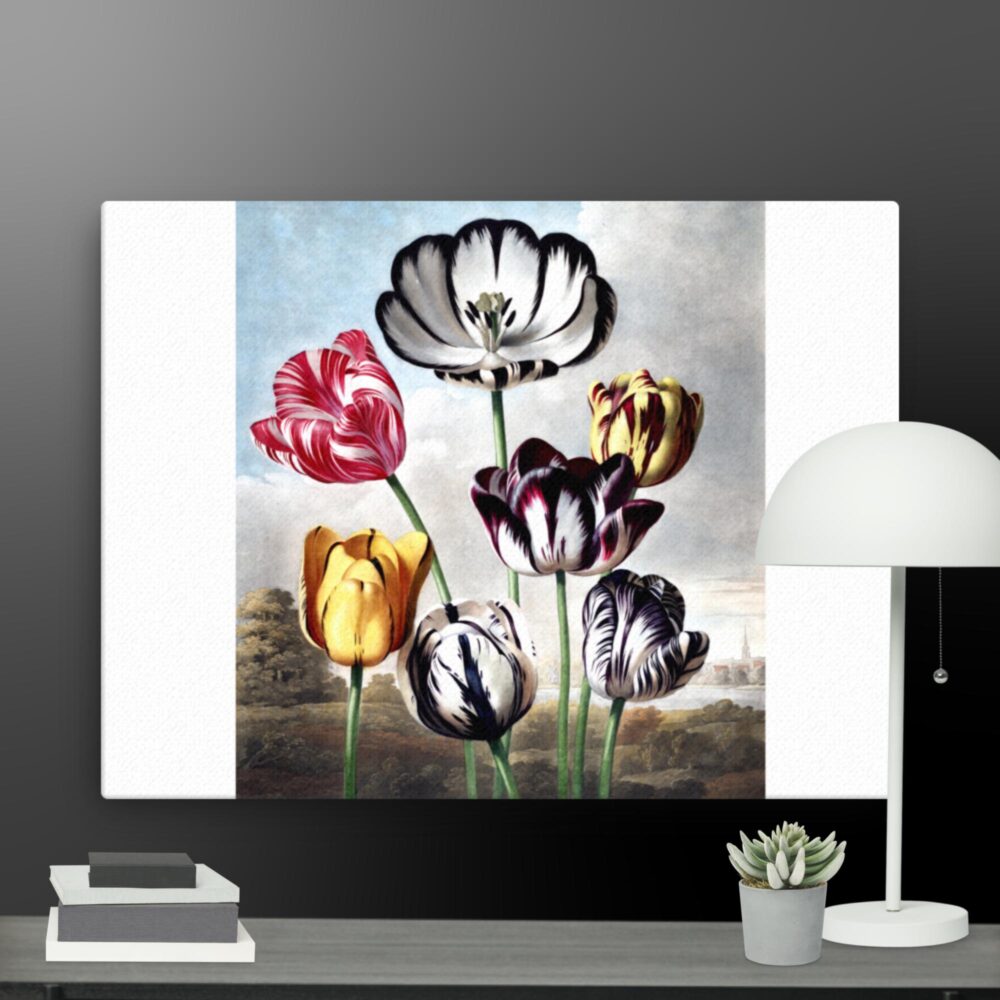 Tulip scene canvas - Image 5