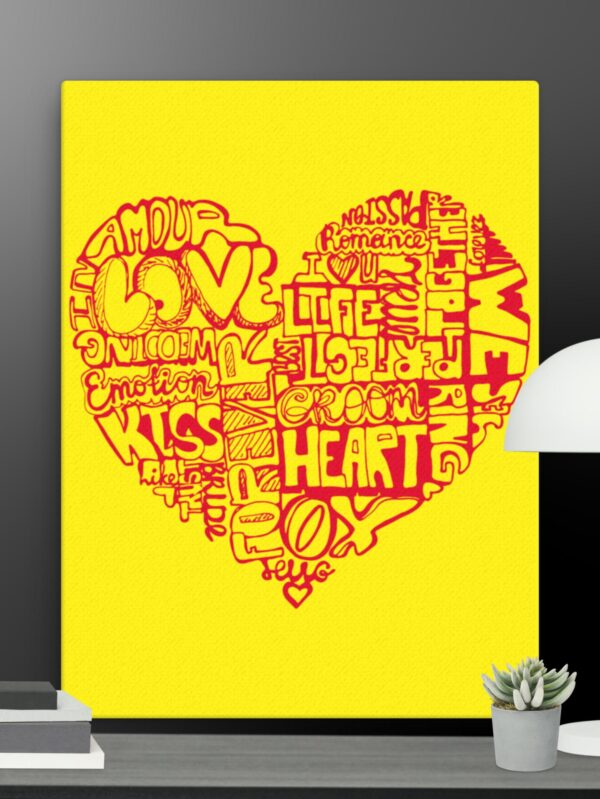 Amor love canvas - 18×24