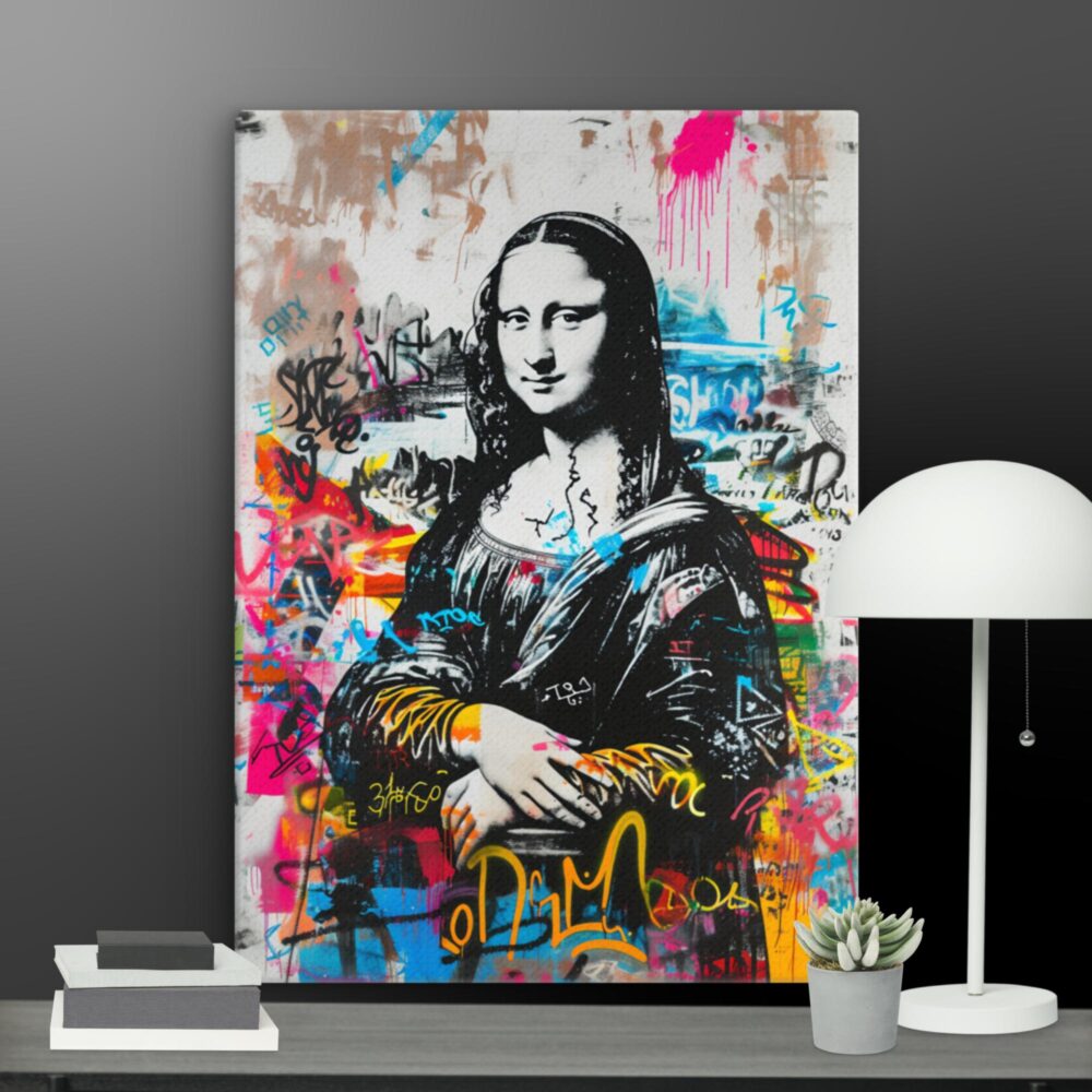 Moana Lisa Pop Art Style canvas - Image 8