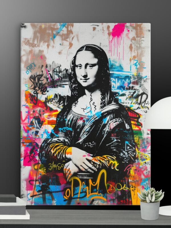 Moana Lisa Pop Art Style canvas - 20×28