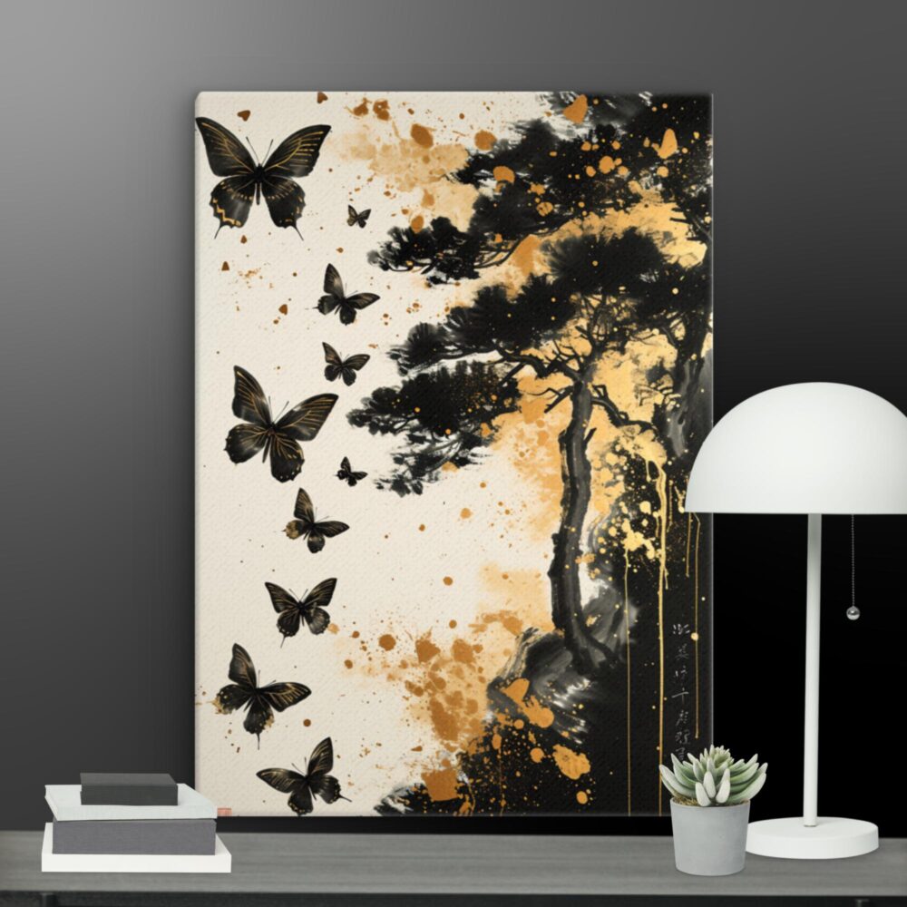 The Black Butterfly Canvas - Image 7