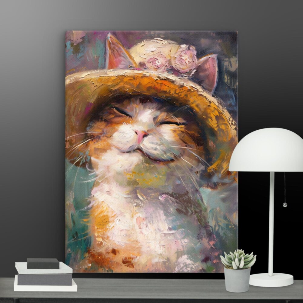 The Smiling Cat canvas (collection 1) - Image 9