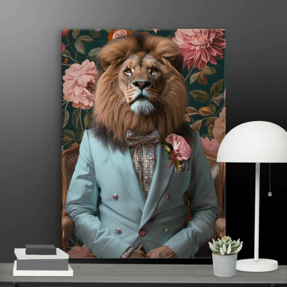 The Lion collection 3 canvas - Image 9