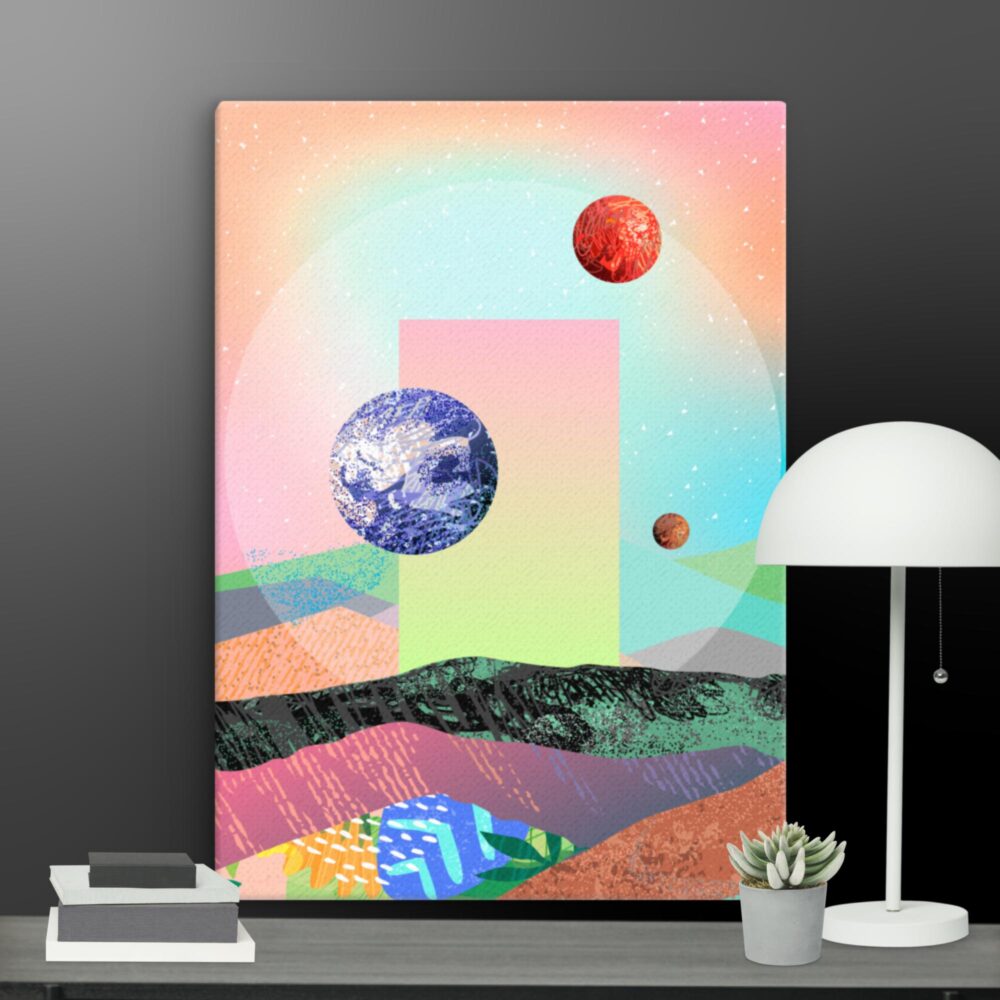 Mosaic Space canvas - Image 9