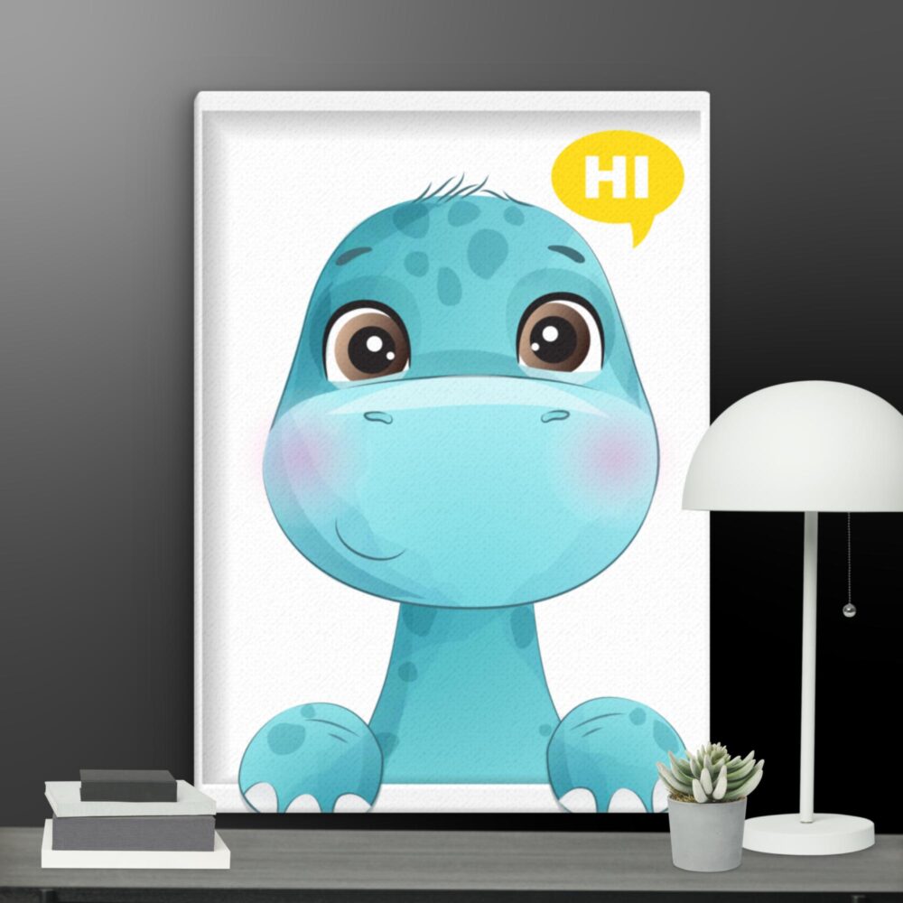 Dinosaur Hi canvas - Image 9