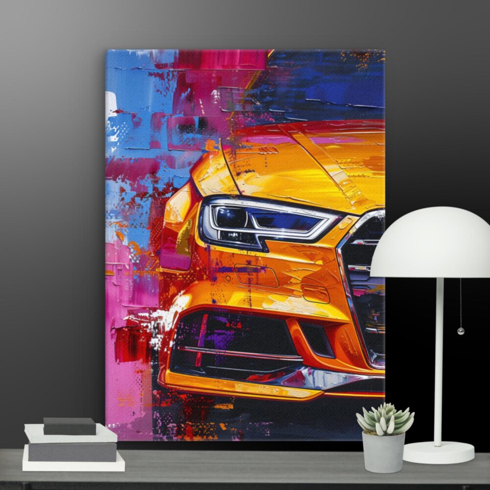 Colourful car canvas - Image 9