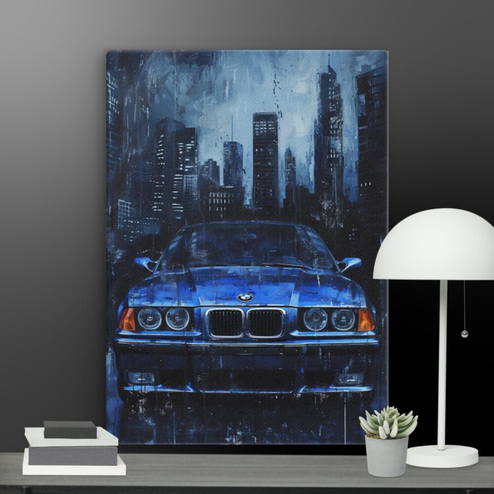 Dark Background BMW canvas - Image 5