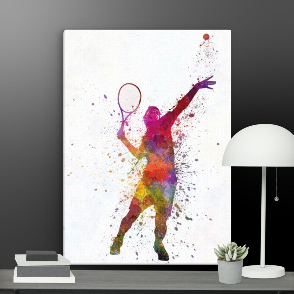 Tennis player canvas - Image 11