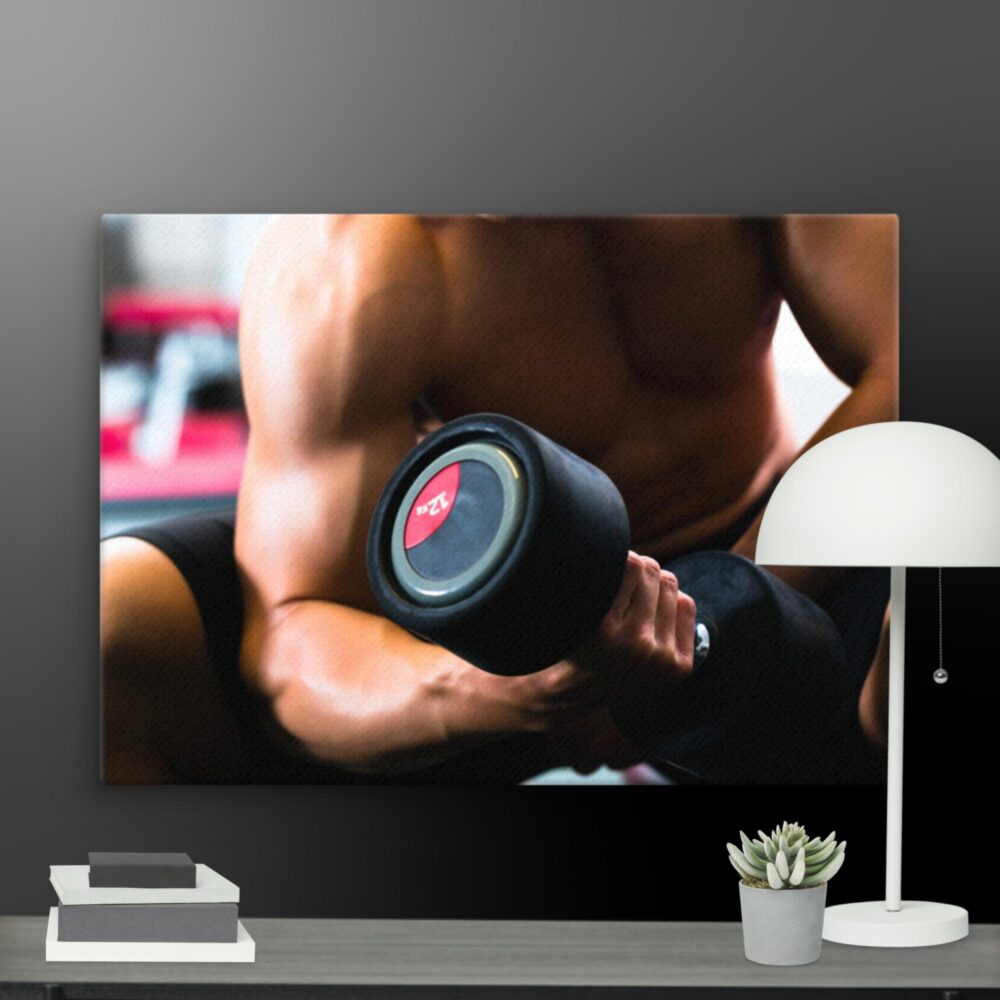 Gym scene canvas - Image 11
