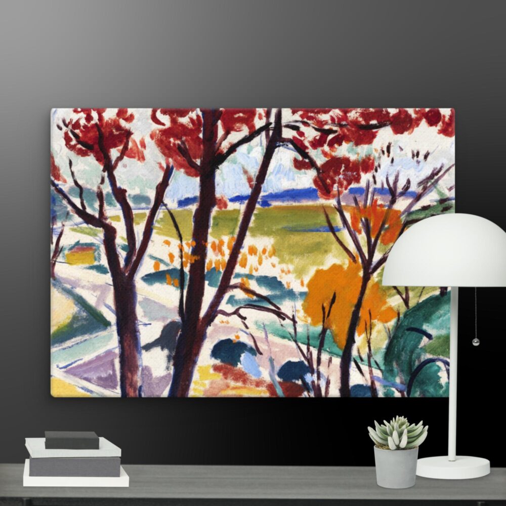 Bright Flower Scene canvas - Image 11