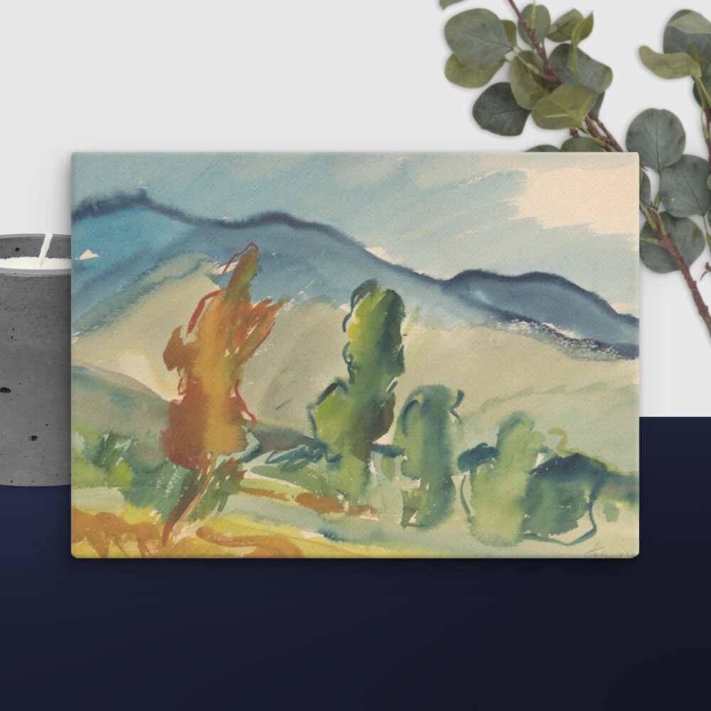 Below the mountains canvas - Image 11