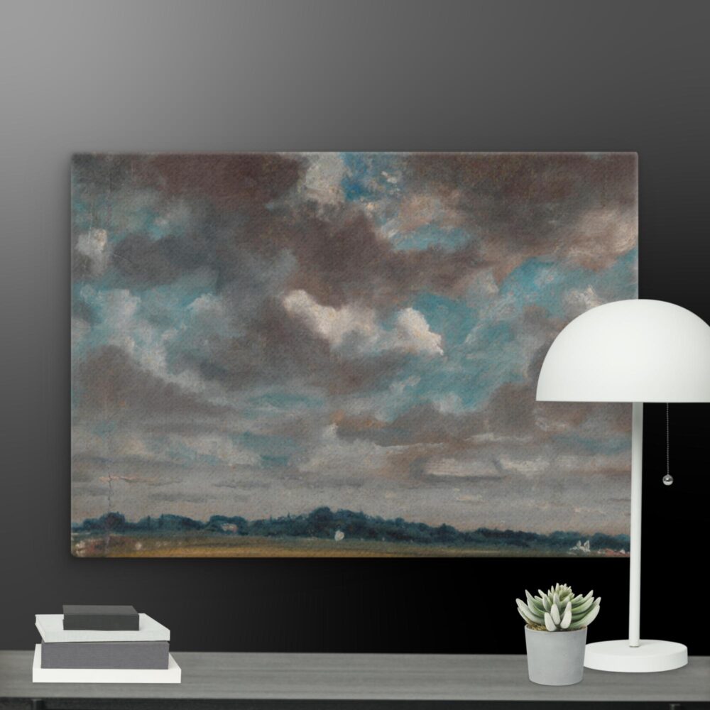 Grey clouds canvas - Image 11