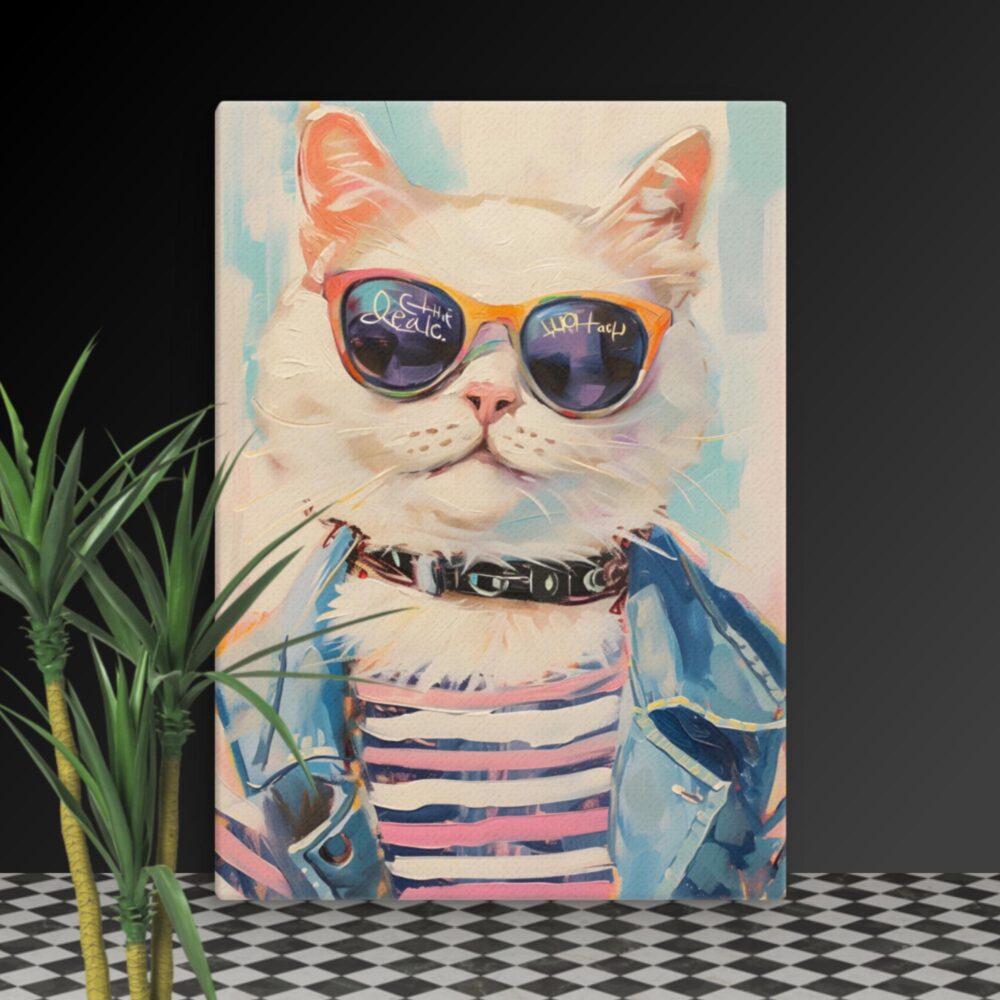 Cool Cat canvas - Image 9