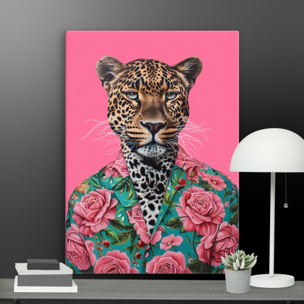 Cool Leopard canvas - Image 9