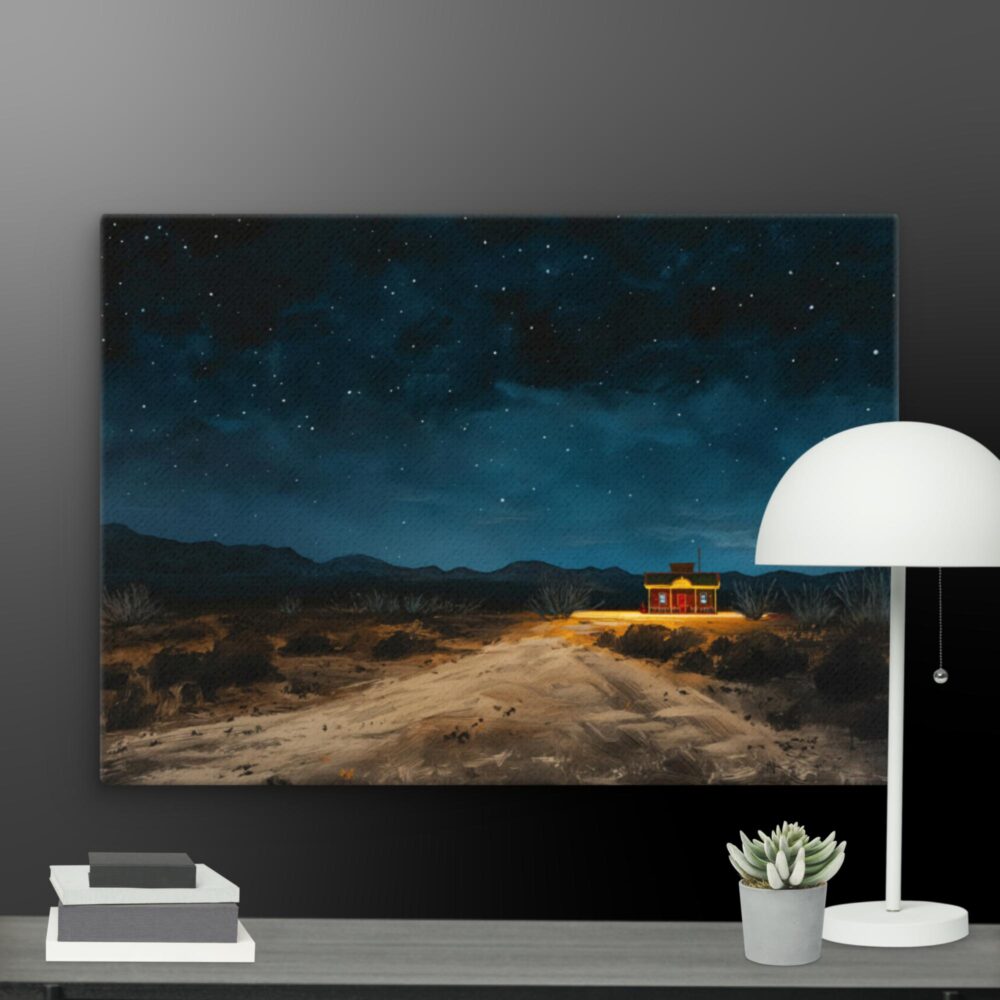 Night time scene canvas - Image 11