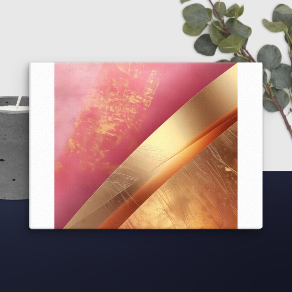 Gold Pink Trim canvas - Image 11