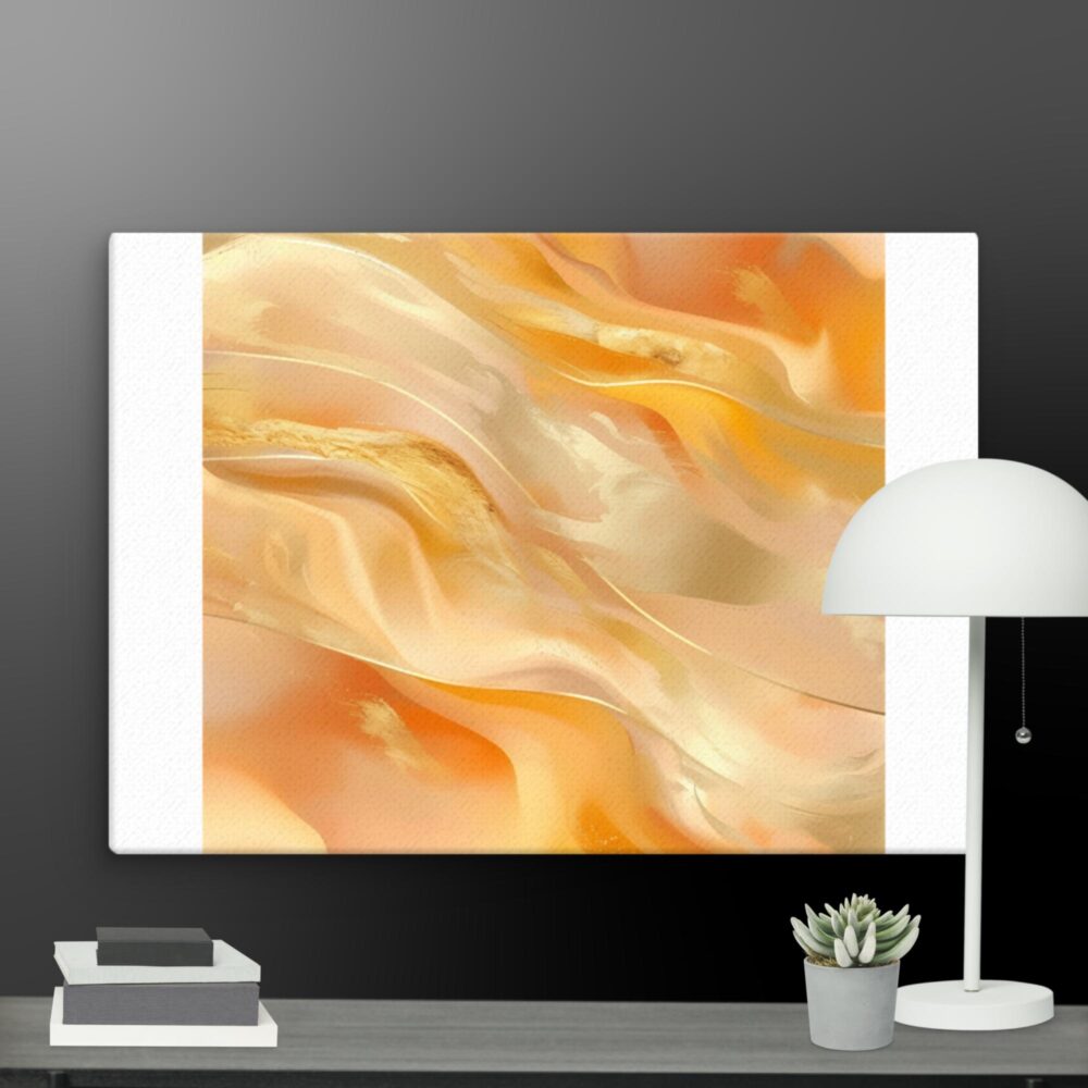 Touch of Gold and Orange canvas - Image 11